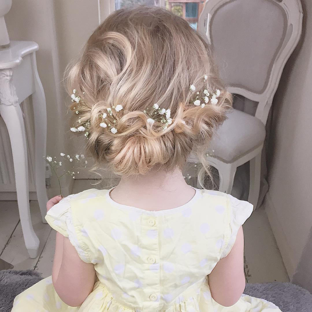 Formalno Updo For Toddlers