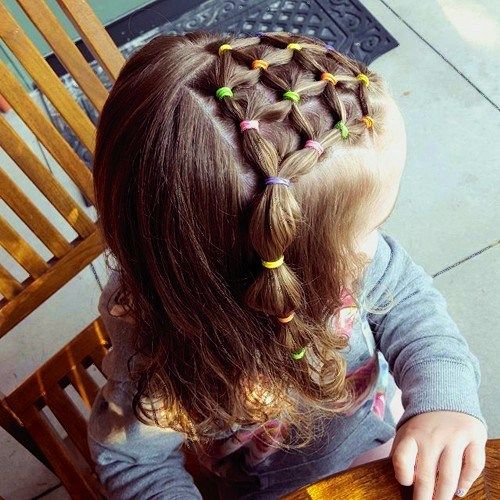 enkel cute hairstyle for baby girl