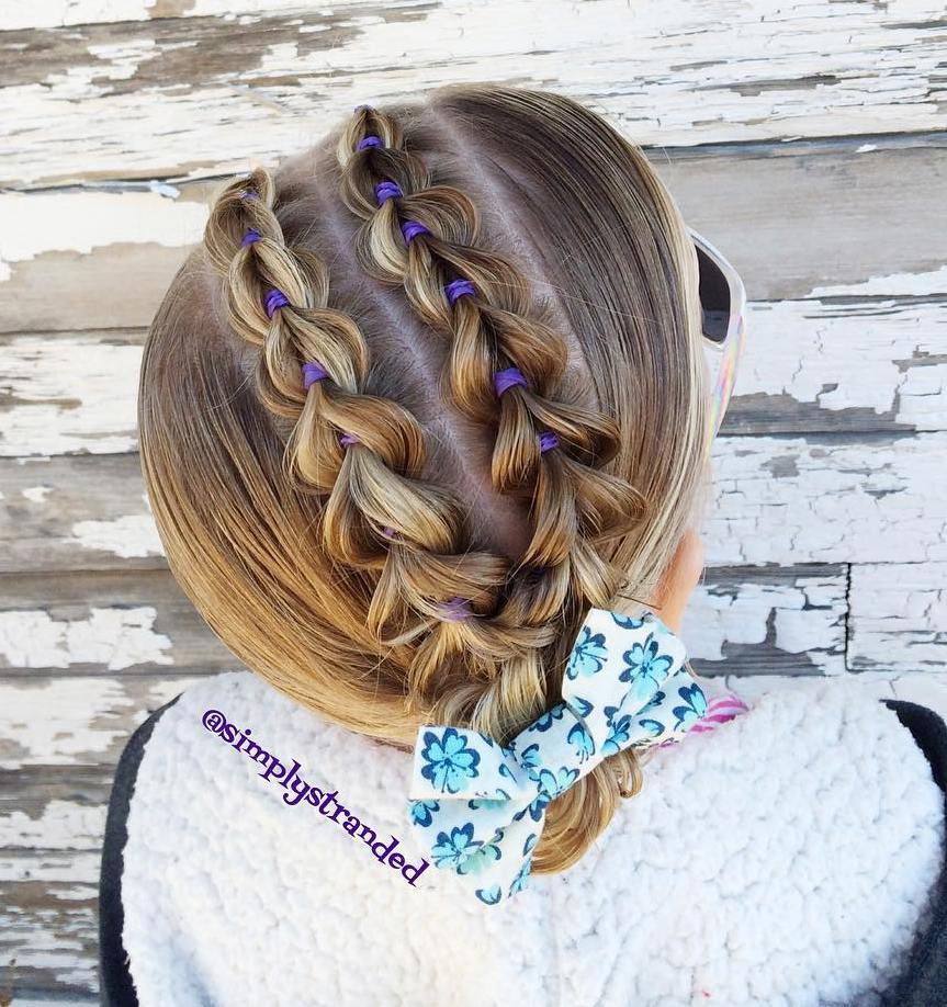 updo With Pull-Through Braids