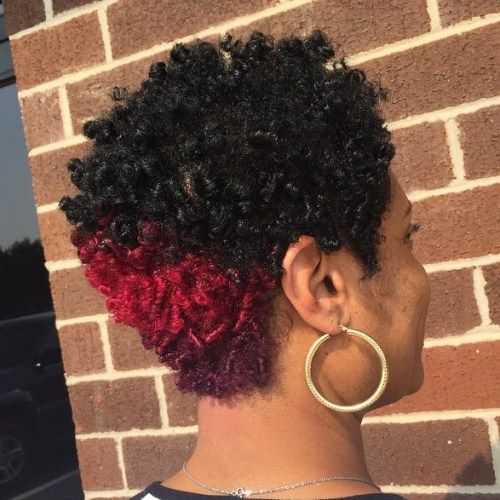 Naturlig Tri-Color Hairstyle For Short Hair