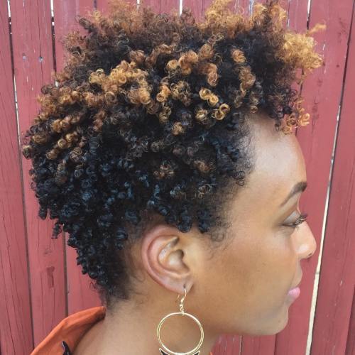 Kort Tapered Afro With Highlights