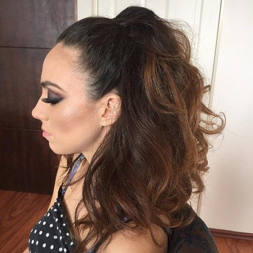 Jumătate Ponytail For Thick Hair