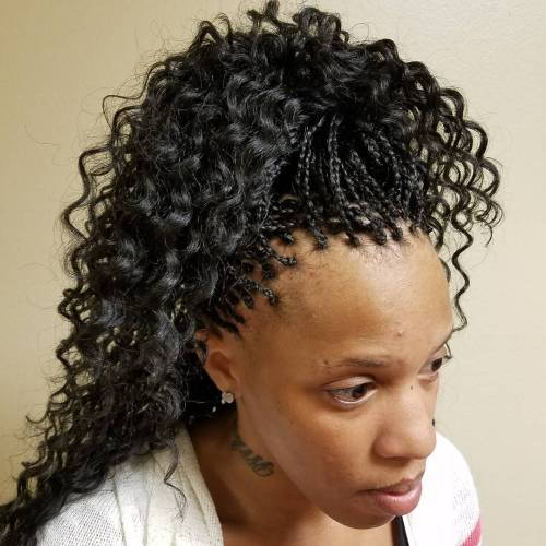 africký American Curly Braids