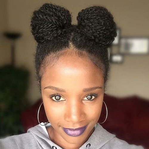 Минние Mouse Buns For Natural Hair