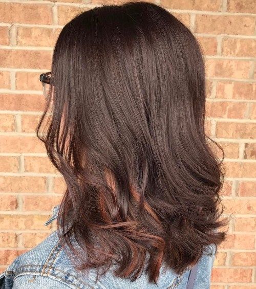 Choklad Brown Hair With Subtle Highlights