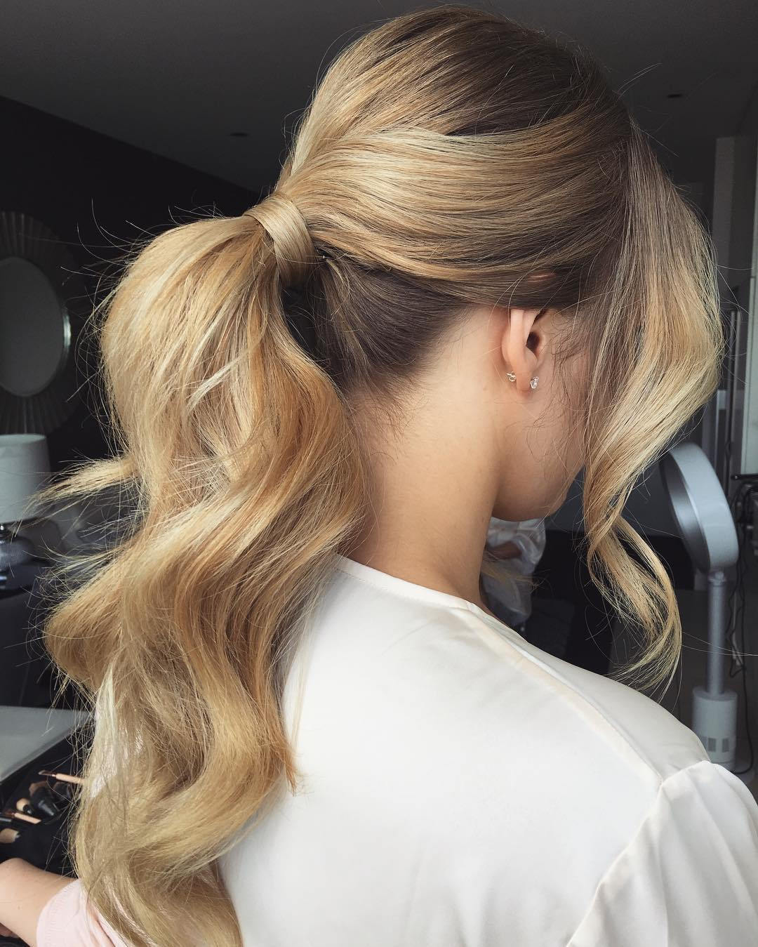 Formal Curly Ponytail