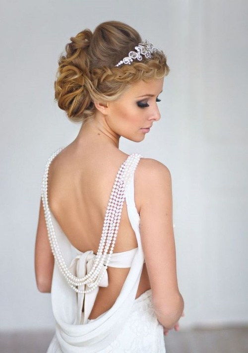 updo for bridesmaids with long hair
