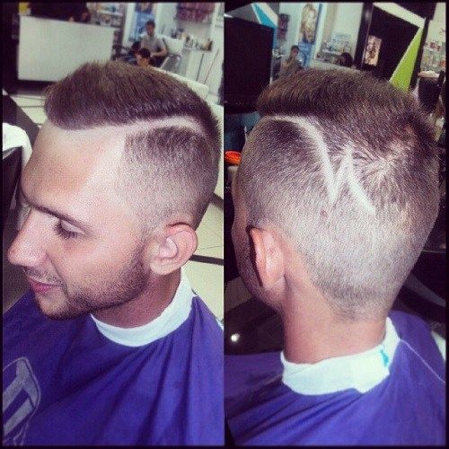 обријан side part hairstyle for men