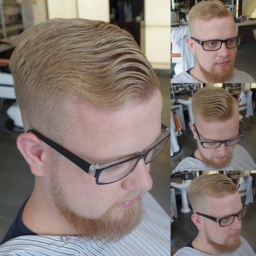 moški's long top short sides hairstyle for wavy hair