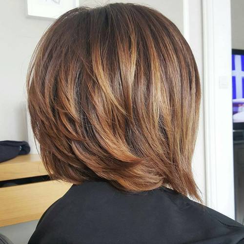 Layered Bob With Subtle Highlights