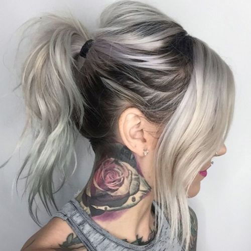 chaotický Ponytail For Layered Hair