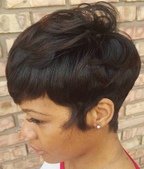 african American Tapered Pixie