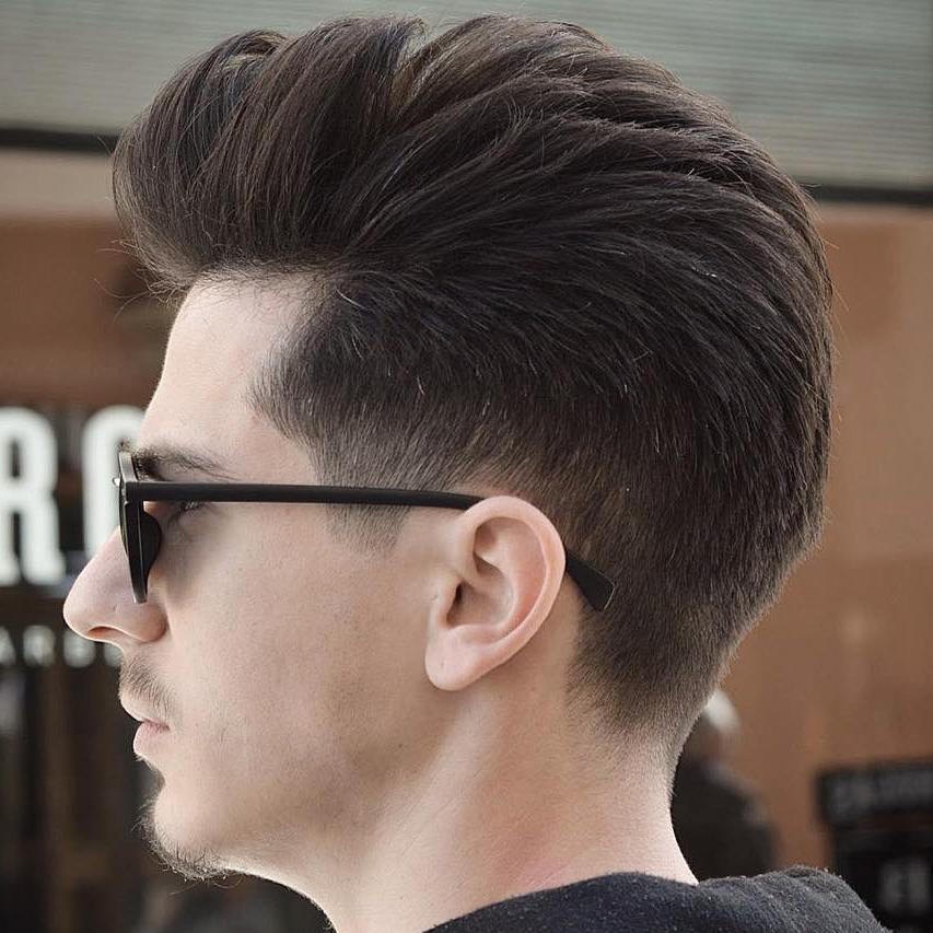 Muži's Pompadour Taper For Thick Hair