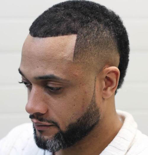 trendy black men's haircut
