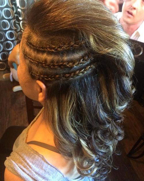 triplu braid hairstyle for teen girls