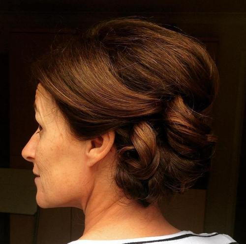 цласси updo for women over 50