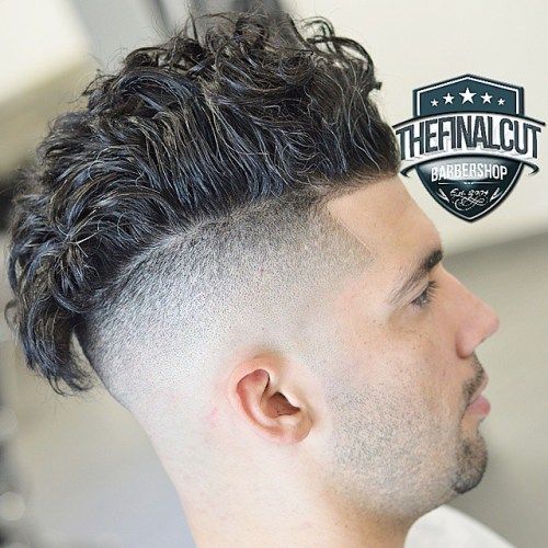 Lockig Top Shaved Sides And Back Haircut