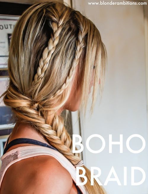 sida fishtail with two french braids