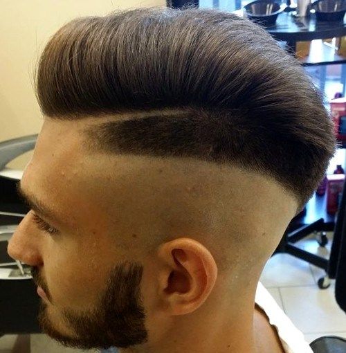 oholený sides hairstyle for men