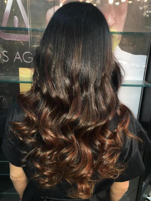 Choklad Brown Ombre Hair