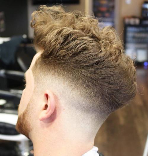 дуго top taper fade for thick curly hair