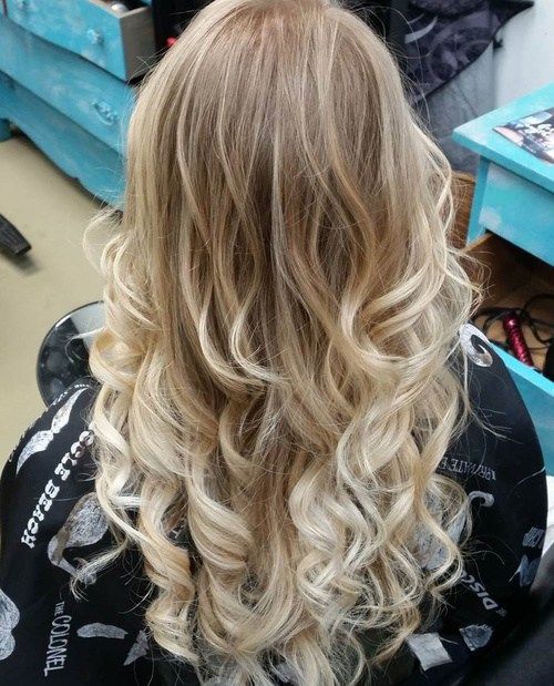 ljus brown to blonde ombre