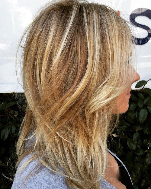 brun blonde balayage hair