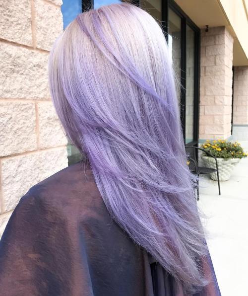 Platina To Lavender Ombre