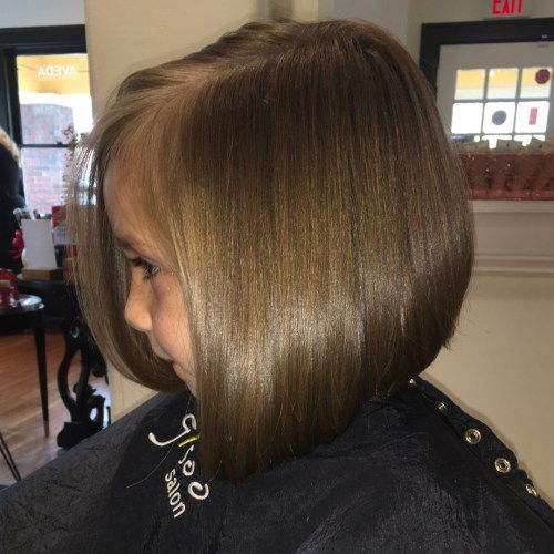 Слеек Side-Parted Bob For Girls
