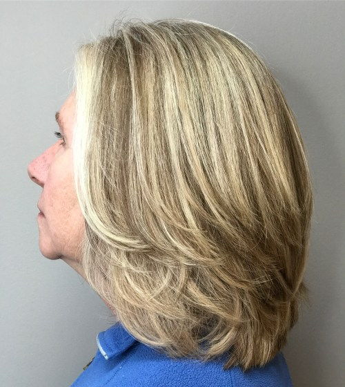 Mjuk Lob With Long Feathered Layers