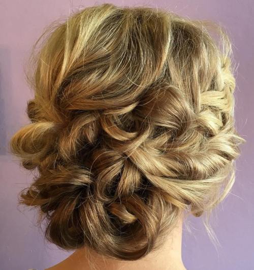 Messy Looped Updo