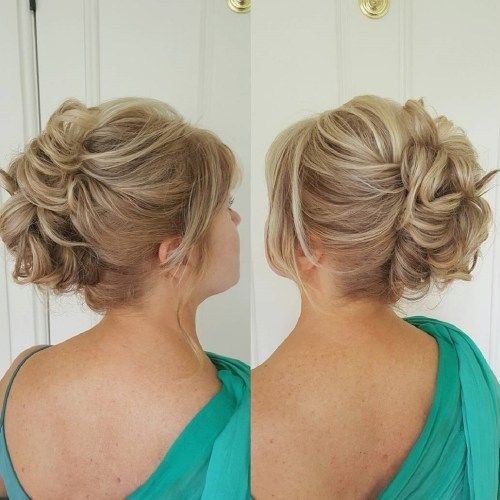 Mama Of The Bride Updo For Shorter Hair