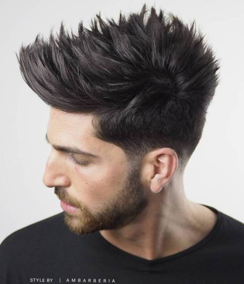 Spiky Taper Haircut
