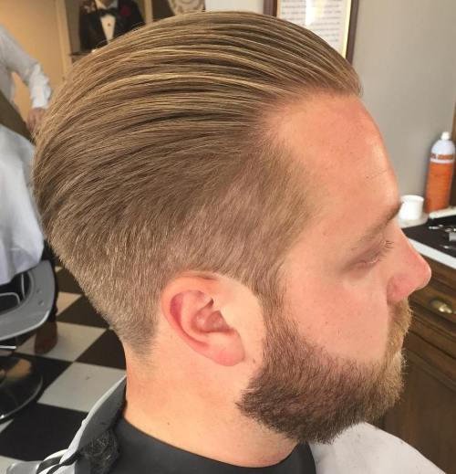Bruseno Back Taper Haircut With Beard