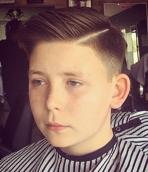 Тренди Boys’ Haircut 9 Year Old With A Side Part