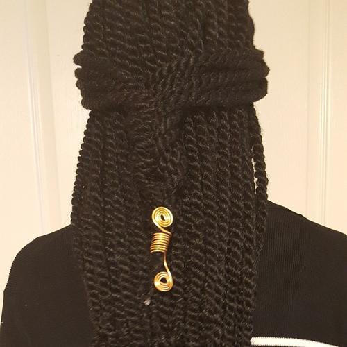 roztomilý half up hairstyle for black twists