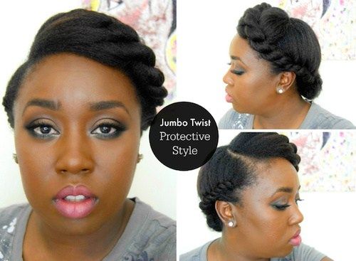vriden updo hairstyle for black women