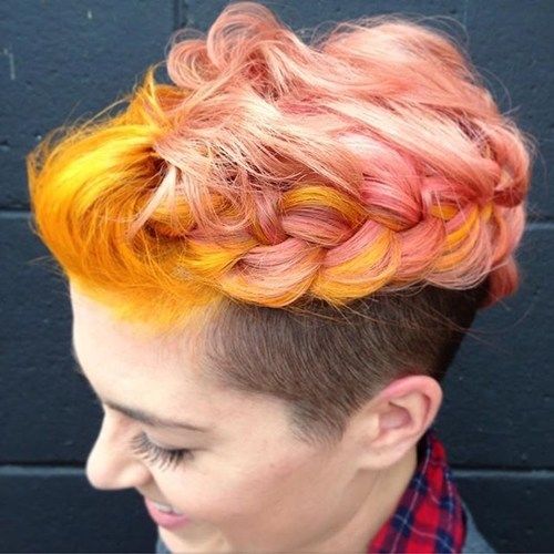 lon top short sides hairstyle for women