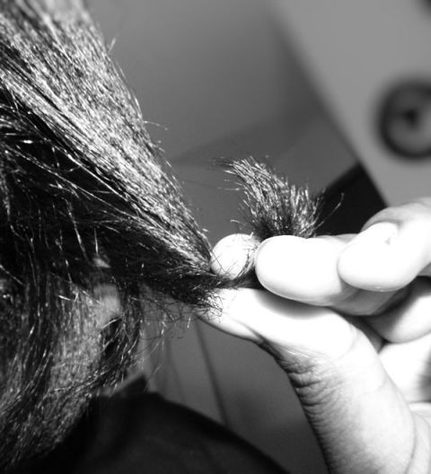 skärande hair often to avoid split ends