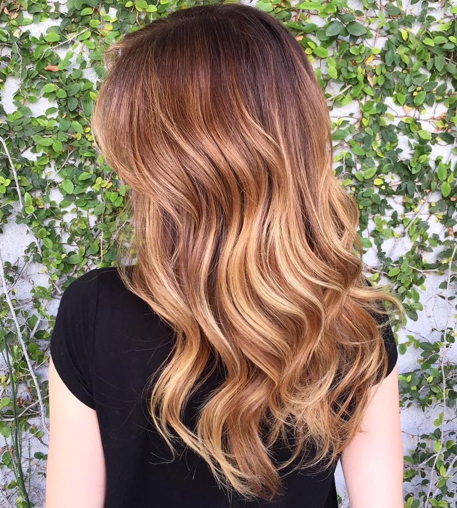Maro Hair With Strawberry Blonde Highlights