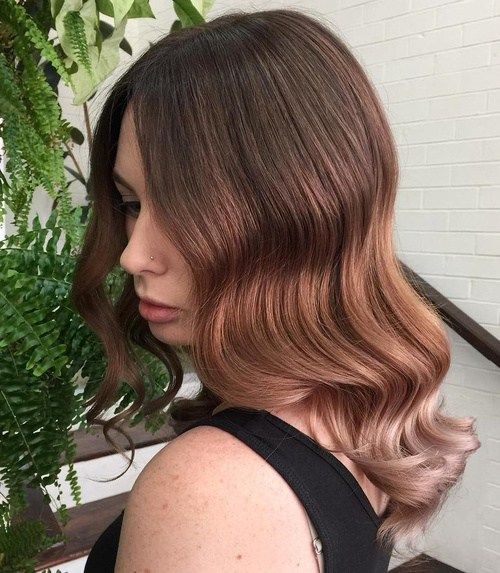 Tri-Color Brown Ombre Hair