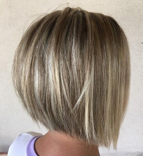 Layered Inverted Bob for Straight Hair