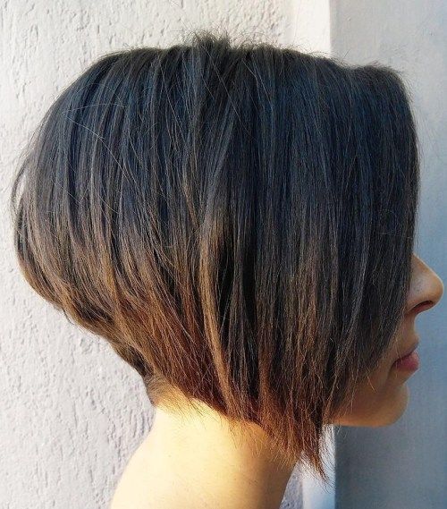 Inverted Bob for Straight Hair
