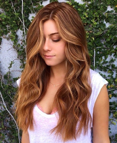 Strawberry Blonde Highlights For Brown Hair