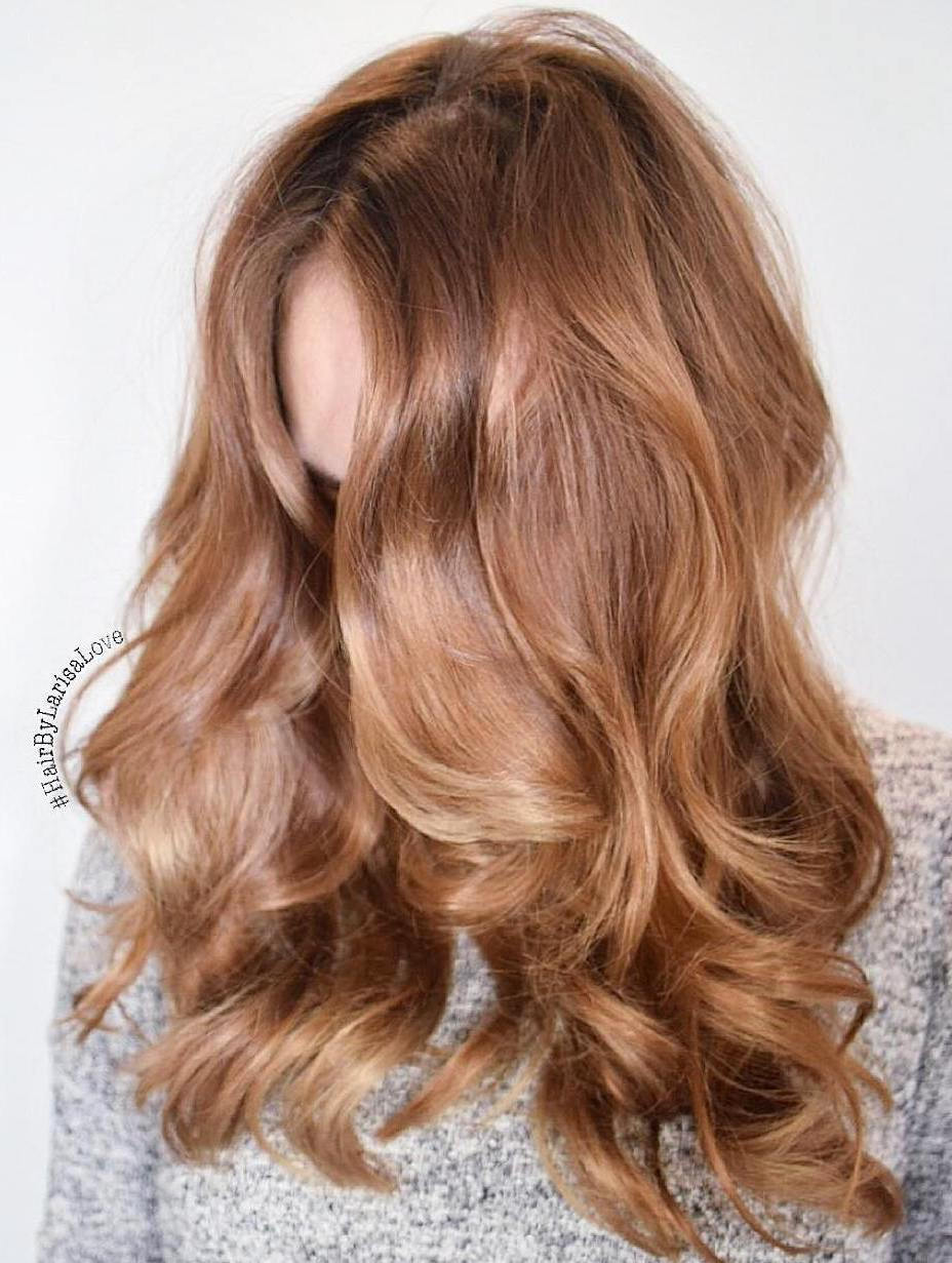 Maro Hair With Strawberry Blonde Balayage