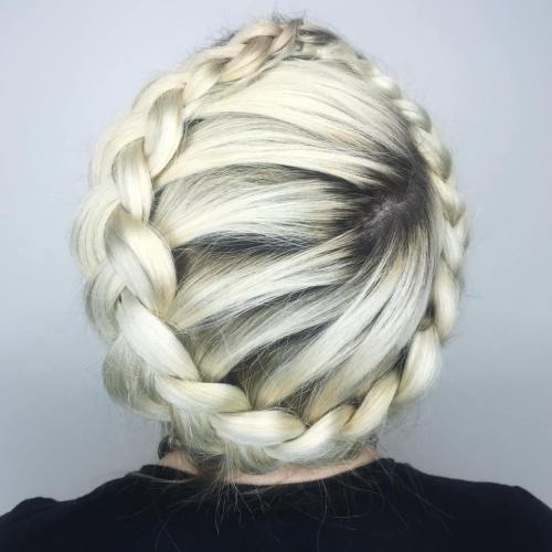 coroană Braid With A Side Part
