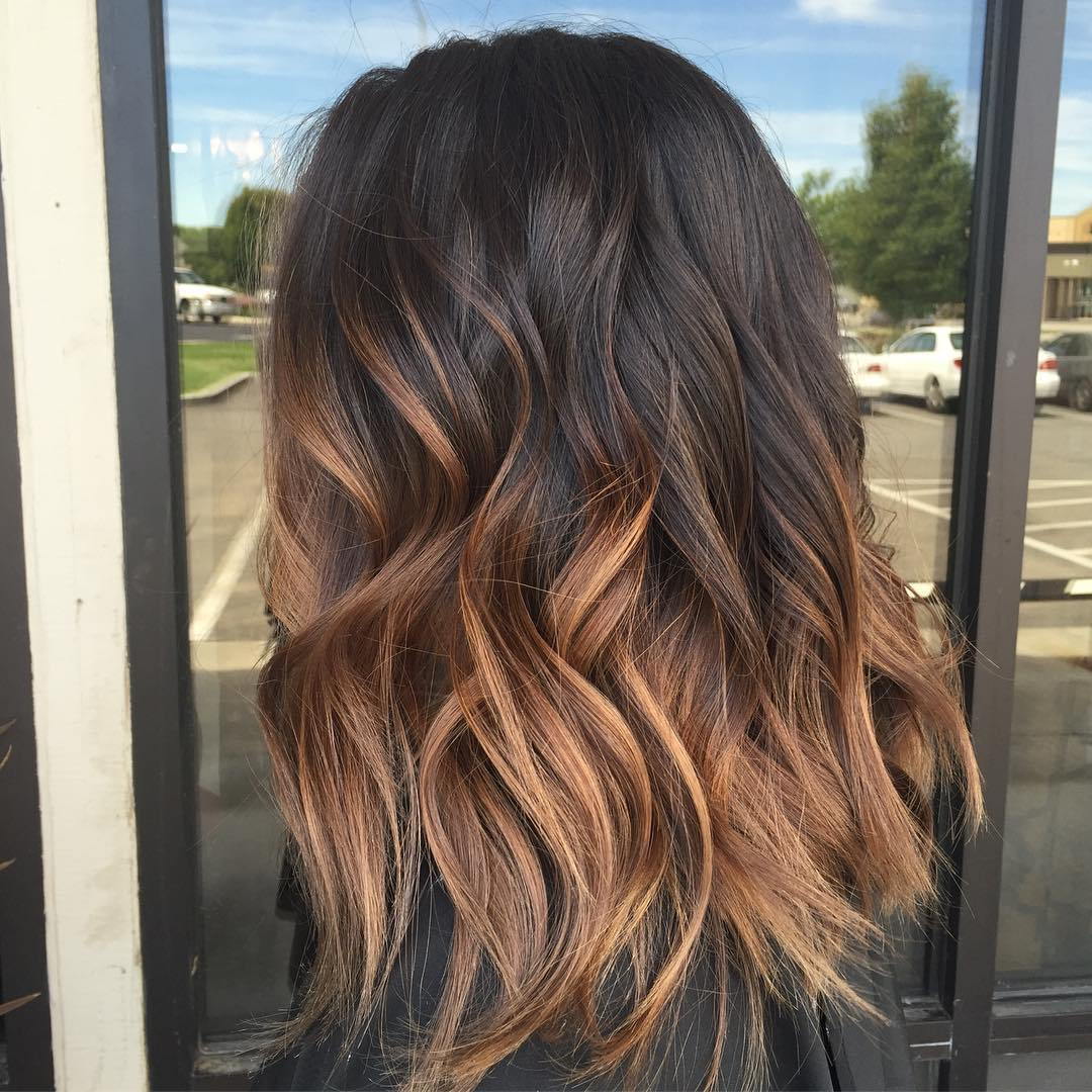 Caramel Ombre For Brown Hair