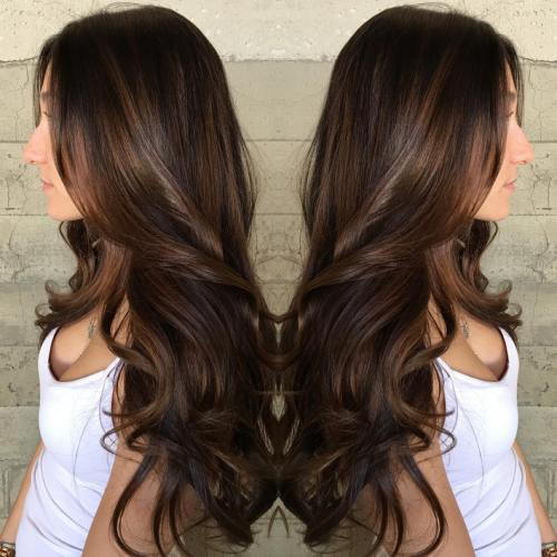 dlho Brown Hair With Subtle Balayage