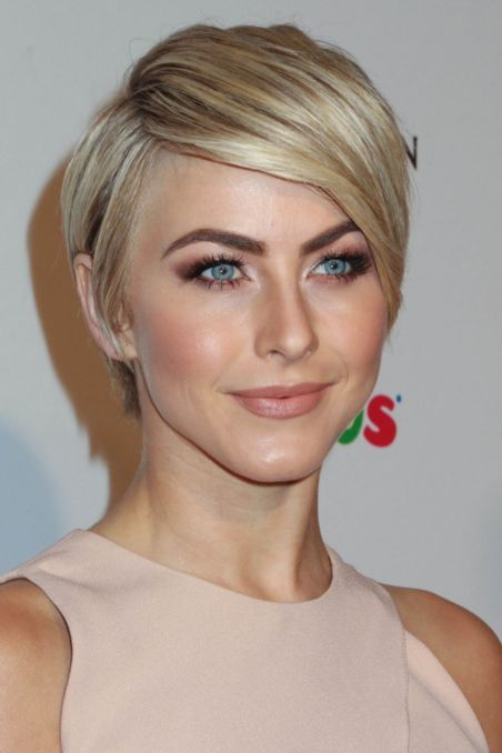 а-лине hairstyle for short pixie haircut