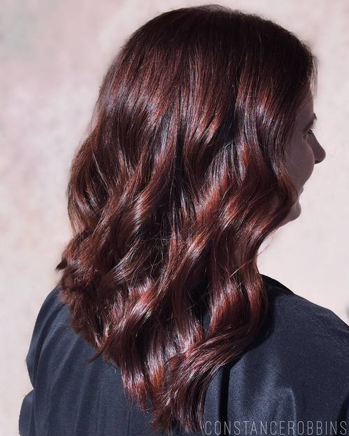 mahagón Brown Hair Color